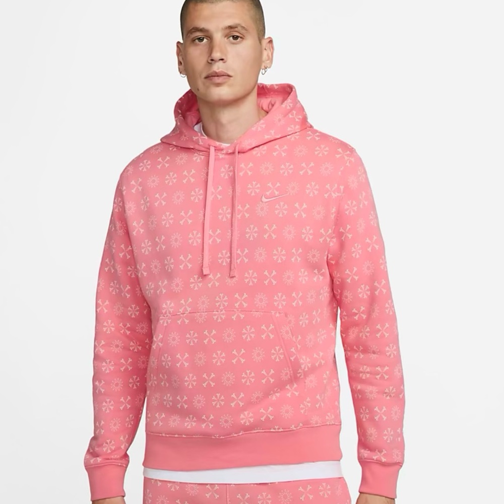 Pink Nike hoodie